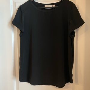 {Chico’s} Short sleeve black top Size 2